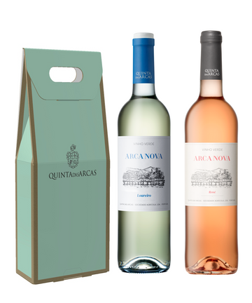 Seleção 2 garrafas Vinho Verde Arca Nova (Loureiro, Rosé)